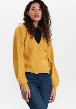 NUAUDREY WRAP - Strickpullover - Golden Spice