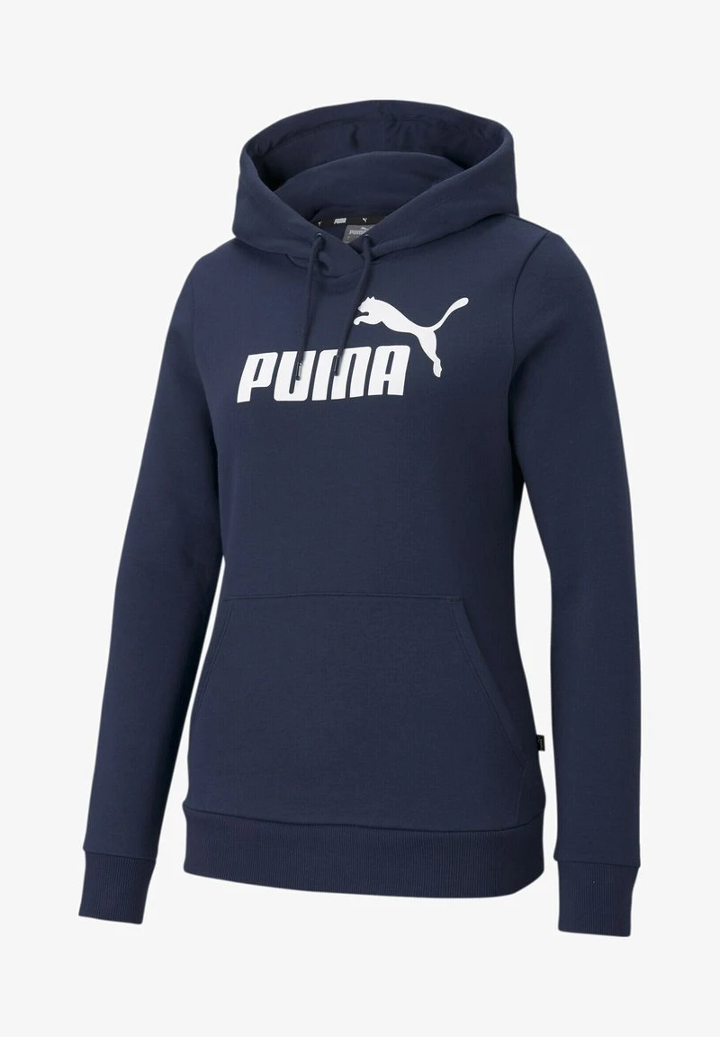 Puma ESS LOGO FL - Sweatshirt - Peacoat 1 Puma ESS LOGO FL - Sweatshirt - Peacoat
