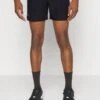 Under Armour VANISH SHORTS - Kurze Sporthose - Black/pitch Gray