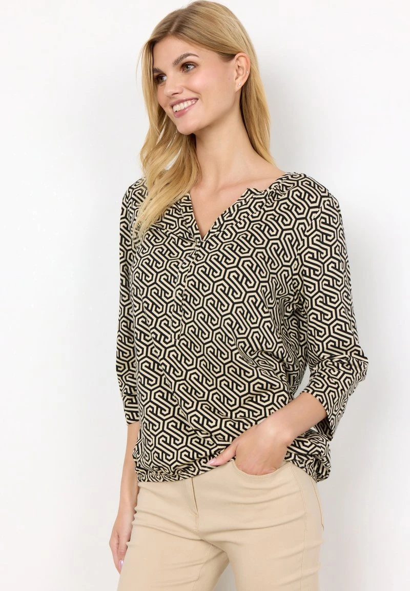 Soyaconcept SC-FELICITY AOP 413 - Bluse - Black Combi 5 Soyaconcept SC-FELICITY AOP 413 - Bluse - Black Combi – Bild 5