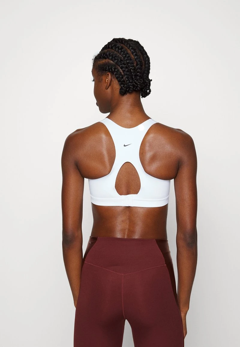Nike Performance ALPHA ZIP FRONT BRA - Sport-BH Mit Starker Stützkraft - Weiss 3 Nike Performance ALPHA ZIP FRONT BRA - Sport-BH Mit Starker Stützkraft - Weiss – Bild 3