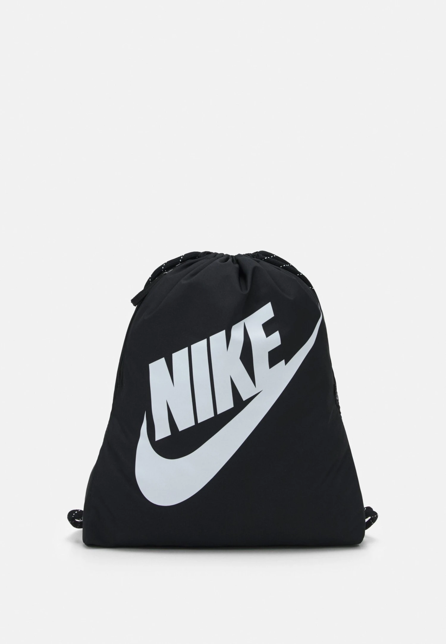 Nike Sportswear HERITAGE DRAWSTRING UNISEX - Rucksack - Black/white 1 Nike Sportswear HERITAGE DRAWSTRING UNISEX - Rucksack - Black/white
