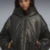 WARDROBE ESS SHINY HOODED - Winter Jacket - Puma Black