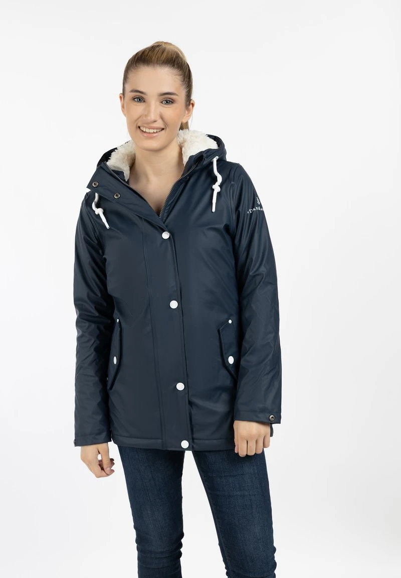 DREIMASTER REGENJACKE MIT WEBPELZFUTTER IN TEDDYOPTIK DRYMASTER - Outdoorjacke - Marine 6 DREIMASTER REGENJACKE MIT WEBPELZFUTTER IN TEDDYOPTIK DRYMASTER - Outdoorjacke - Marine – Bild 6