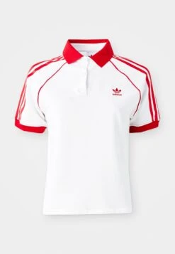 Adidas Originals Polo Shirt - White/better Scarlet -Friboo Verkauf Geschaft a2b9b7e3fa0e47f08d2cbbcf3e5e825d