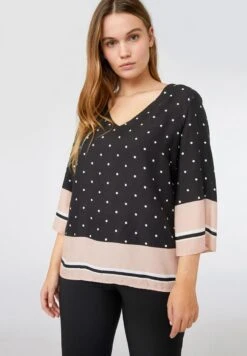 MIT BÜNDCHEN - Bluse - Nero