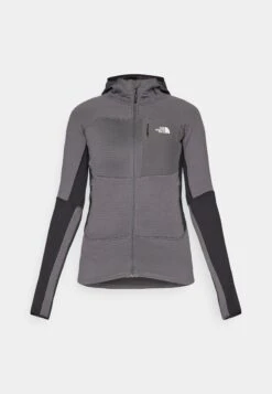 The North Face POLARTEC POWERGRID STORMGAP HOODIE - Zip-up Sweatshirt - Anthracite Grey/black -Friboo Verkauf Geschaft a706bdc3176a4168b9d6bd3dc67a3b8b