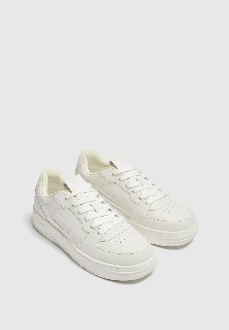 PULL & BEAR BASIC - Sneaker Low - White 3 PULL & BEAR BASIC - Sneaker Low - White – Bild 3