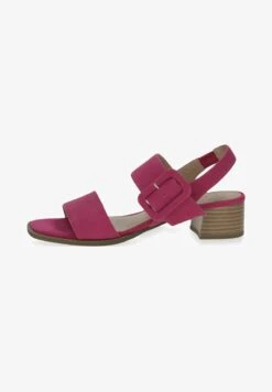 Caprice Riemensandalette - Fuchsia Suede