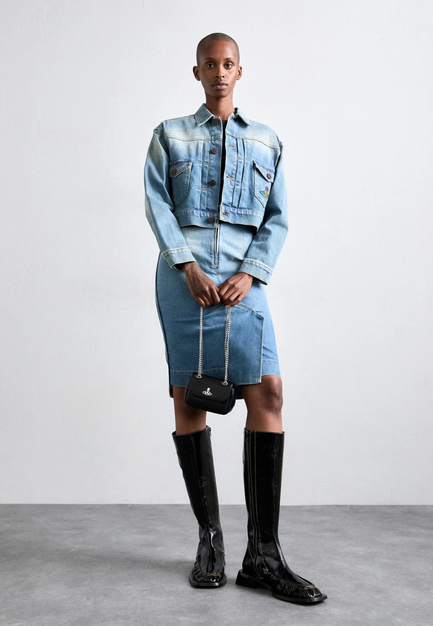 Vivienne Westwood SMALL PURSE CHAIN - Cross Body Bag - Black 3 Vivienne Westwood SMALL PURSE CHAIN - Cross Body Bag - Black – Bild 3