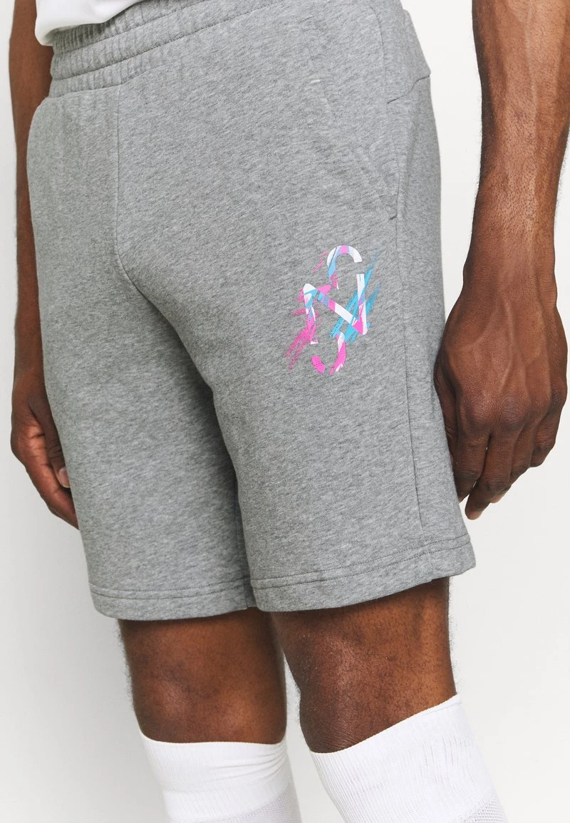 Puma NEYMAR JR CREATIVITY LOGO - Kurze Sporthose - Medium Grey Heather 5 Puma NEYMAR JR CREATIVITY LOGO - Kurze Sporthose - Medium Grey Heather – Bild 5