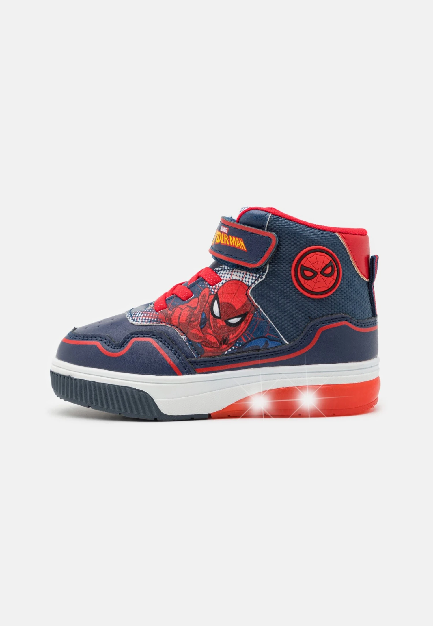 Friboo MARVEL SPIDER-MAN - HI-TOP TRAINERS BLINKING SHOES - Sneaker High - Dark Blue 1 Friboo MARVEL SPIDER-MAN - HI-TOP TRAINERS BLINKING SHOES - Sneaker High - Dark Blue