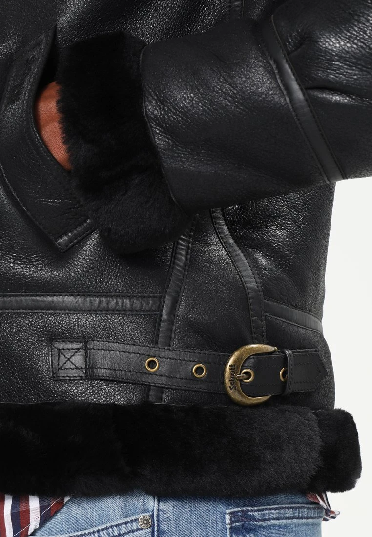 Schott Lederjacke - Black 5 Schott Lederjacke - Black – Bild 5