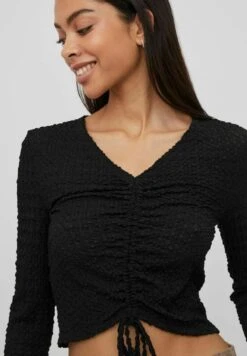 Vila KORDELZUG - Langarmshirt - Black -Friboo Verkauf Geschaft b1a1aa67a8754fdeb21ff4e3a956b4bd