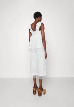 Viktor&Rolf NICE BREEZY - Stoffhose - White -Friboo Verkauf Geschaft b413b61ce5b7495a855dbfa2b0994cca