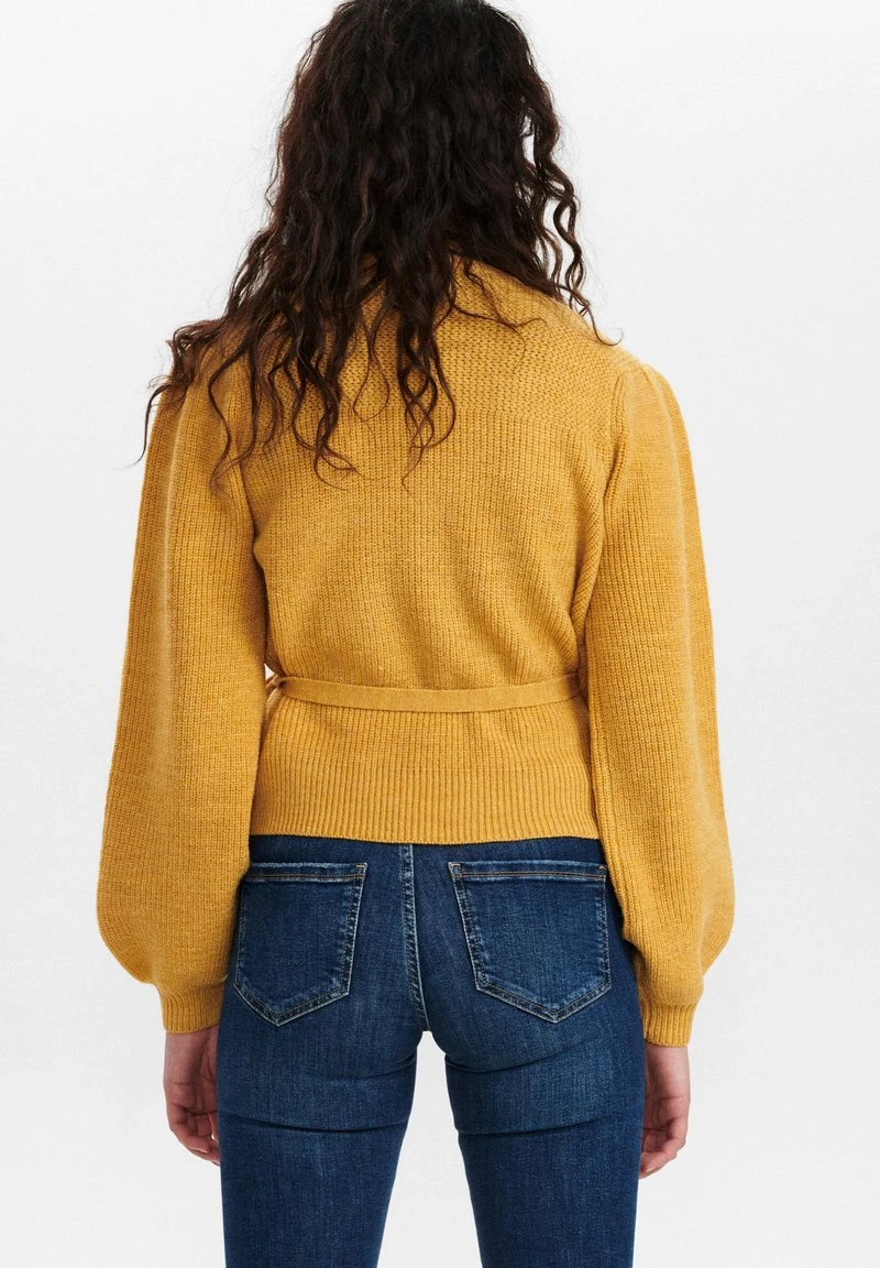 NUAUDREY WRAP - Strickpullover - Golden Spice 3 NUAUDREY WRAP - Strickpullover - Golden Spice – Bild 3
