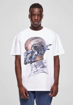 THE MASK HEAVY OVERSIZED TEE - T-Shirt Print - White