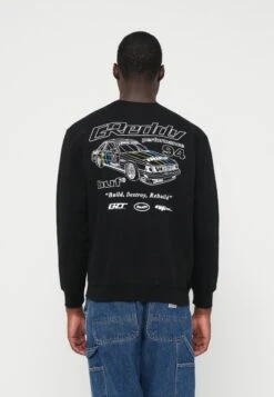 HUF GREDDY RETRO MOD CREW - Sweatshirt - Black