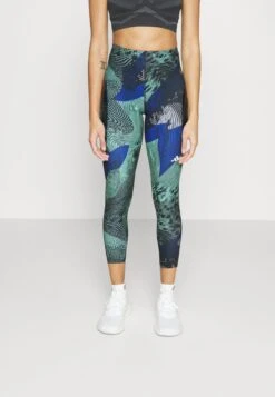 ADIDAS PERFORMANCE ADIZERO - Tights - Black/lucid Blue