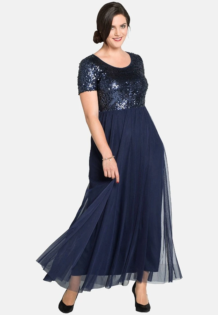 Sheego ELEGANT - Ballkleid - Navy 6 Sheego ELEGANT - Ballkleid - Navy – Bild 6