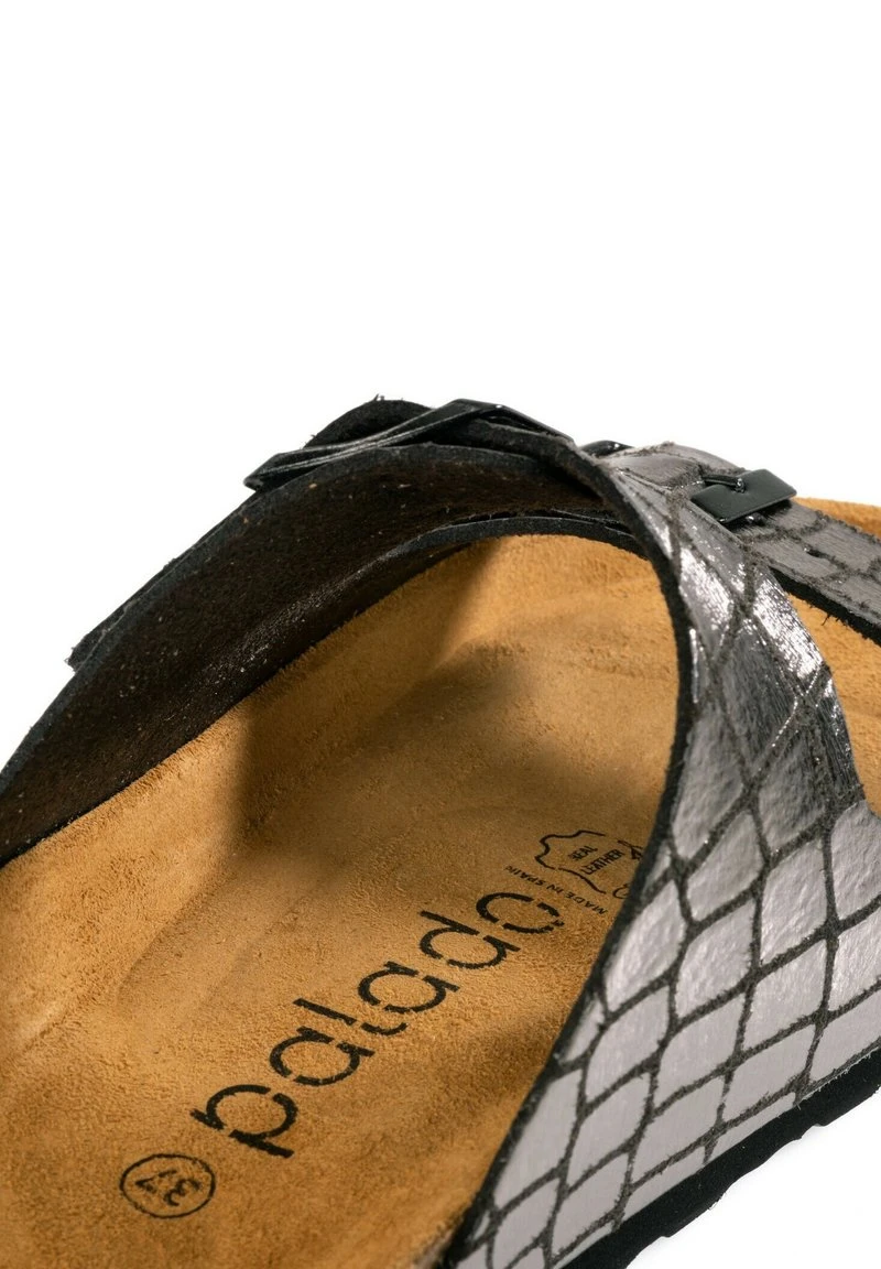 KORFU - Pantolette Flach - Schwarz 4 KORFU - Pantolette Flach - Schwarz – Bild 4