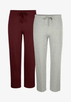2 PACK - Nachtwäsche Hose - Bordeaux/grau -Friboo Verkauf Geschaft bb9ecc11b57045deb7ab9046c2b1443a