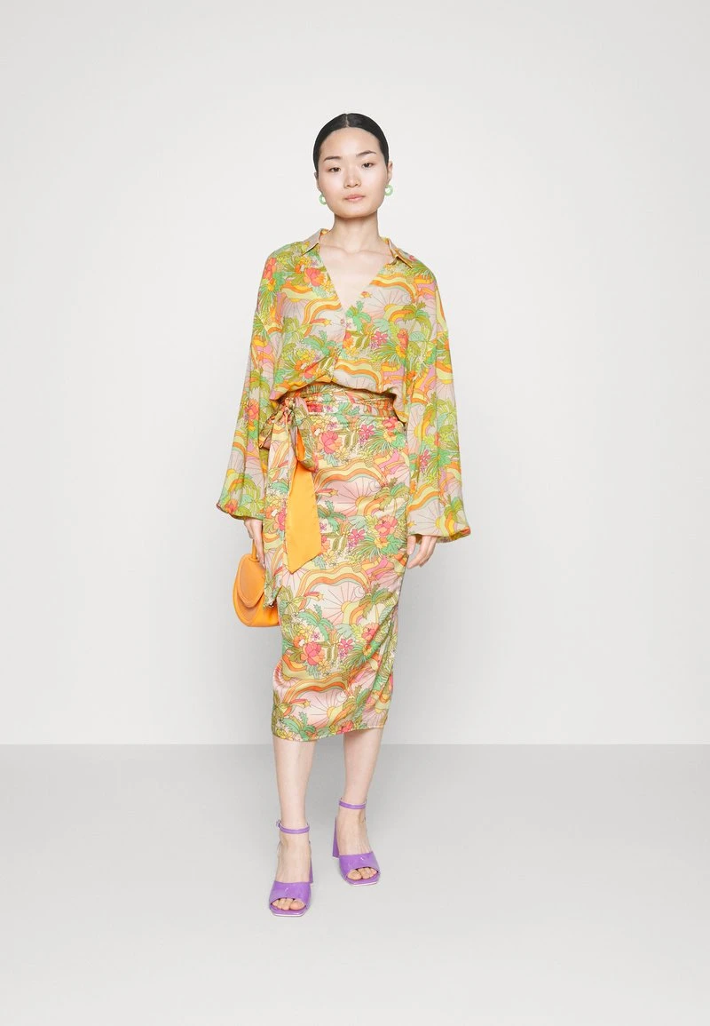 SUNSET TROPICS LONG JASPRE SKIRT REVERSIBLE - Wickelrock - Multi 2 SUNSET TROPICS LONG JASPRE SKIRT REVERSIBLE - Wickelrock - Multi – Bild 2