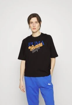 Puma Strong Side Tee - T-Shirt Print - Black