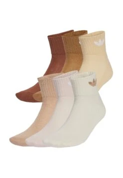 Adidas Originals 6 PACK - Socks - Mauve/linen Green/grey One -Friboo Verkauf Geschaft bdebc9205c574588885936ef30701553