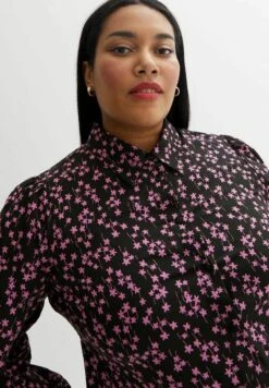 New Look CURVES STAR PRINT CREPE LONG SLEEVE MINI - Blusenkleid - Black Pattern 9 New Look CURVES STAR PRINT CREPE LONG SLEEVE MINI - Blusenkleid - Black Pattern -Friboo Verkauf Geschaft be2cd35957214160a691839f8e5d8ed5