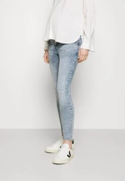 ONLY MATERNITY OLMPAOLA LIFE SKINNY - Jeans Skinny Fit - Light Blue Denim