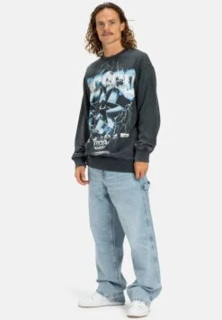 DC SHOES SKULL SHOCK CREW - Sweatshirt - Black