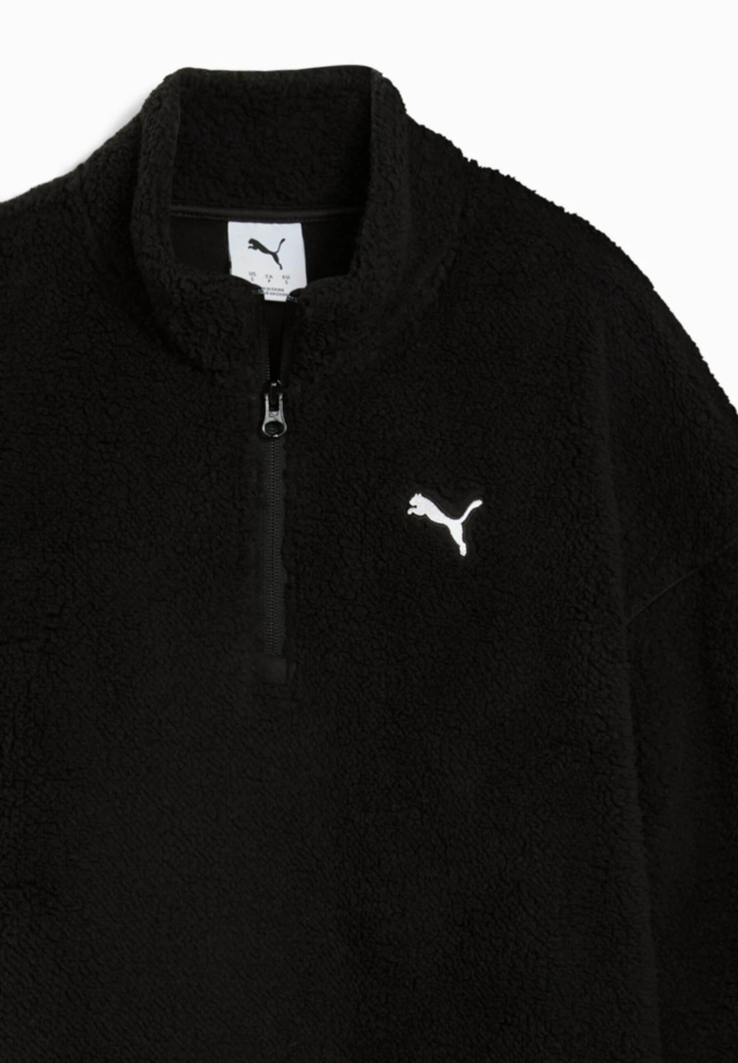 Puma ESSENTIALS ELEVATED COMFORT - Fleece Jumper - Black 6 Puma ESSENTIALS ELEVATED COMFORT - Fleece Jumper - Black – Bild 6