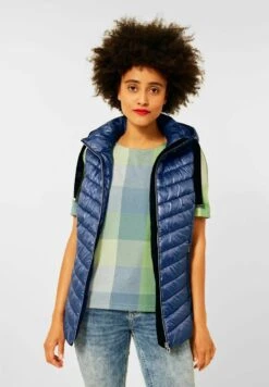 STREET ONE GESTEPPTE - Weste - Blau