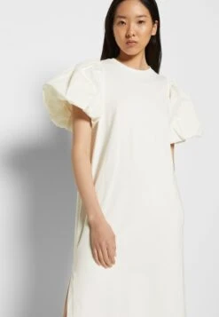 Mother Of Pearl DRESS WITH PUFFBALL SLEEVE - Jerseykleid - White 11 Mother Of Pearl DRESS WITH PUFFBALL SLEEVE - Jerseykleid - White -Friboo Verkauf Geschaft c6fc8e8b144b4befb82a0da36d58e34a