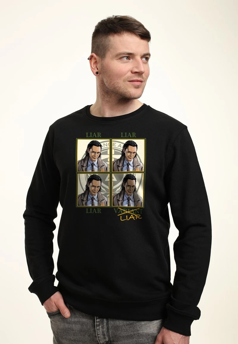 Henry Tiger LOKI LIAR OR VARIANT - Sweatshirt - Black 3 Henry Tiger LOKI LIAR OR VARIANT - Sweatshirt - Black – Bild 3