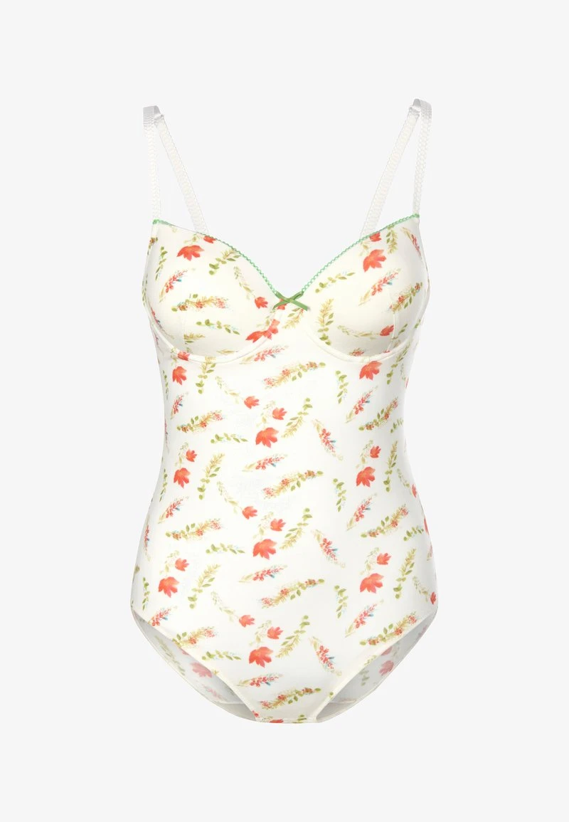 MIT BLÜTENPRINT - Body - Creme Multicolor 6 MIT BLÜTENPRINT - Body - Creme Multicolor – Bild 6