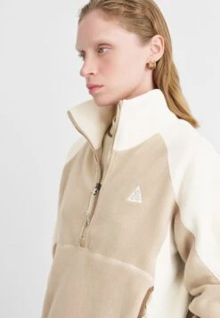 WOLF TREE - Fleece Jumper - Parachute Beige/khaki/mosswood Brown/summit White