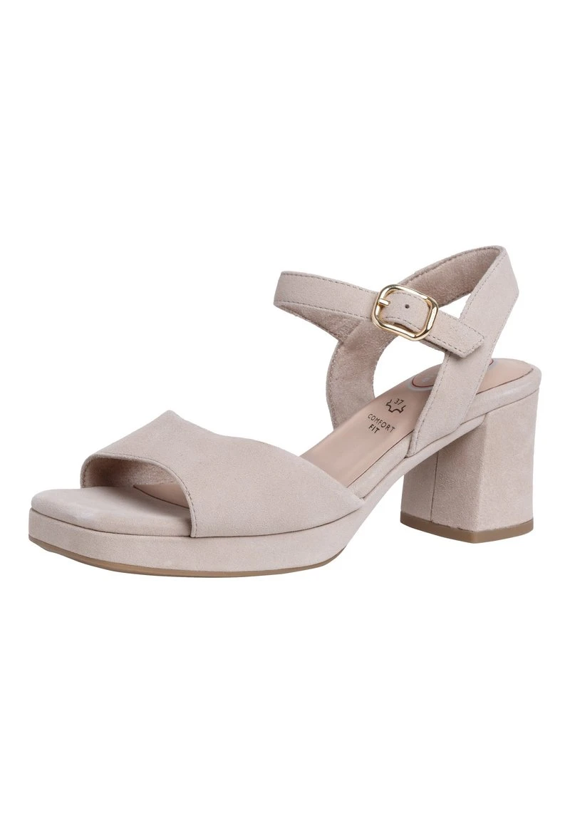 Tamaris COMFORT - Plateausandalette - Taupe 2 Tamaris COMFORT - Plateausandalette - Taupe – Bild 2