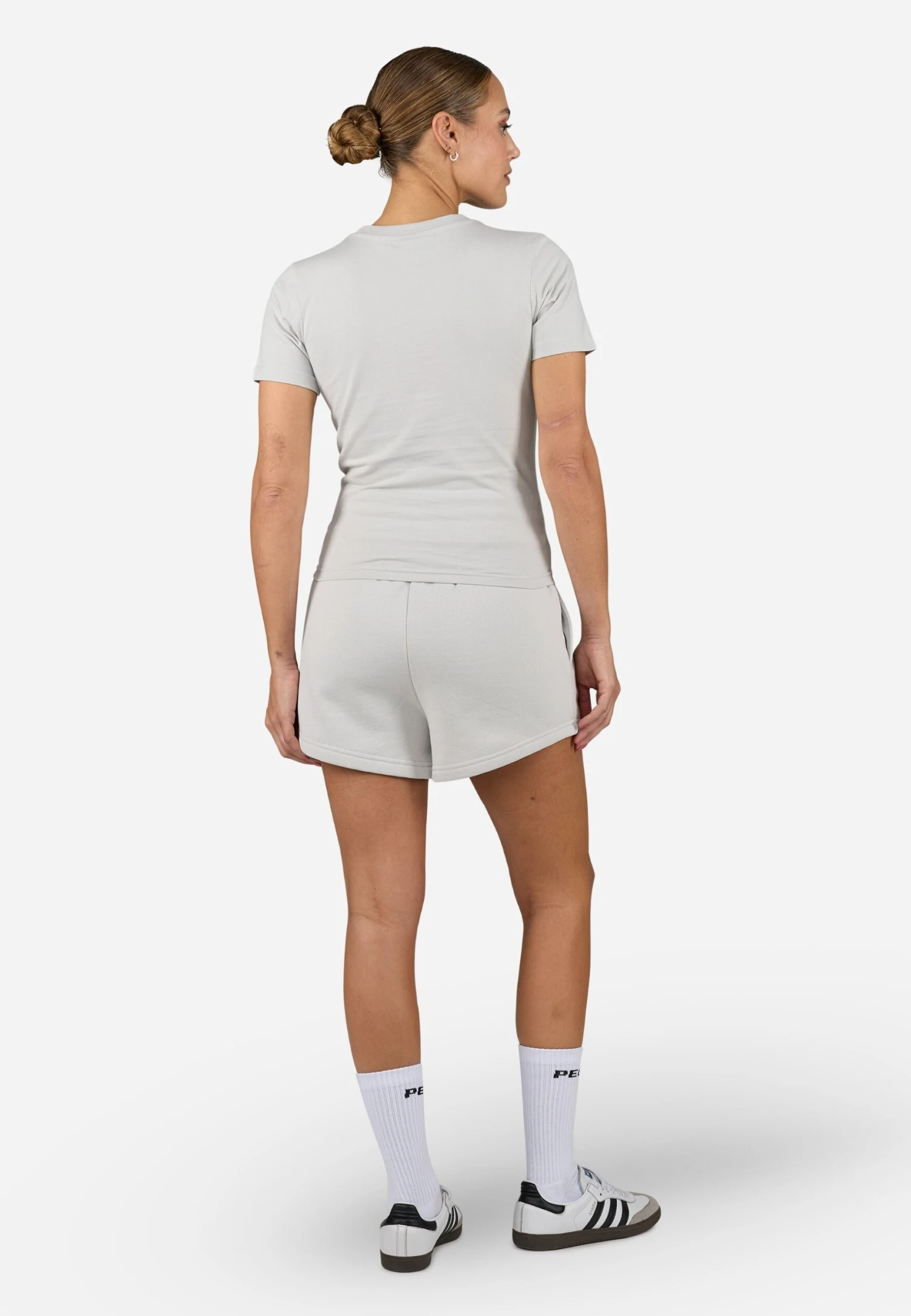 Pegador YONA SLIM TEE - Basic T-shirt - Washed Pure Grey/white Gum 3 Pegador YONA SLIM TEE - Basic T-shirt - Washed Pure Grey/white Gum – Bild 3