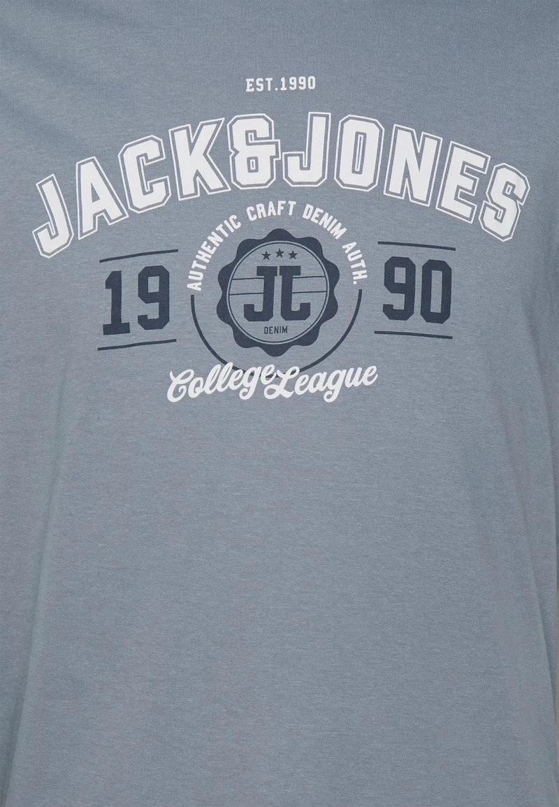 Jack & Jones JJANDY TEE CREW NECK - T-Shirt Print - Flint Stone 3 Jack & Jones JJANDY TEE CREW NECK - T-Shirt Print - Flint Stone – Bild 3