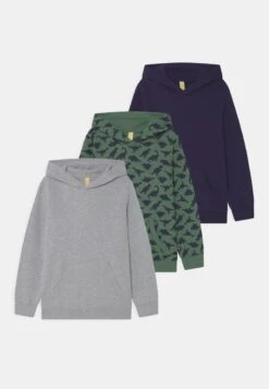 Friboo HOODIE 3 PACK - Sweatshirt - Blue/olive/light Grey