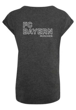 MIA SAN B/W EXTENDED SHOULDE - T-Shirt Print - Charcoal -Friboo Verkauf Geschaft ce2f9807d59e4997b341596161810bac