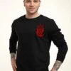Henry Tiger DNCA CRUELLA EMBLEM - Sweatshirt - Black