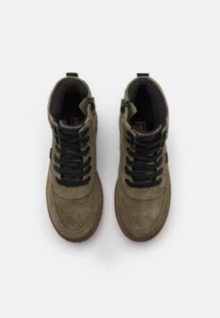 Friboo LEATHER - Schnürstiefelette - Khaki -Friboo Verkauf Geschaft ceaaa599a05f4869abd8451200e3b9c4