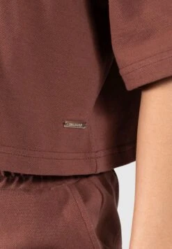 HALIE - T-Shirt Basic - Braun 10 HALIE - T-Shirt Basic - Braun -Friboo Verkauf Geschaft d204d6aea55e43feb0b94b9c5d86e13e