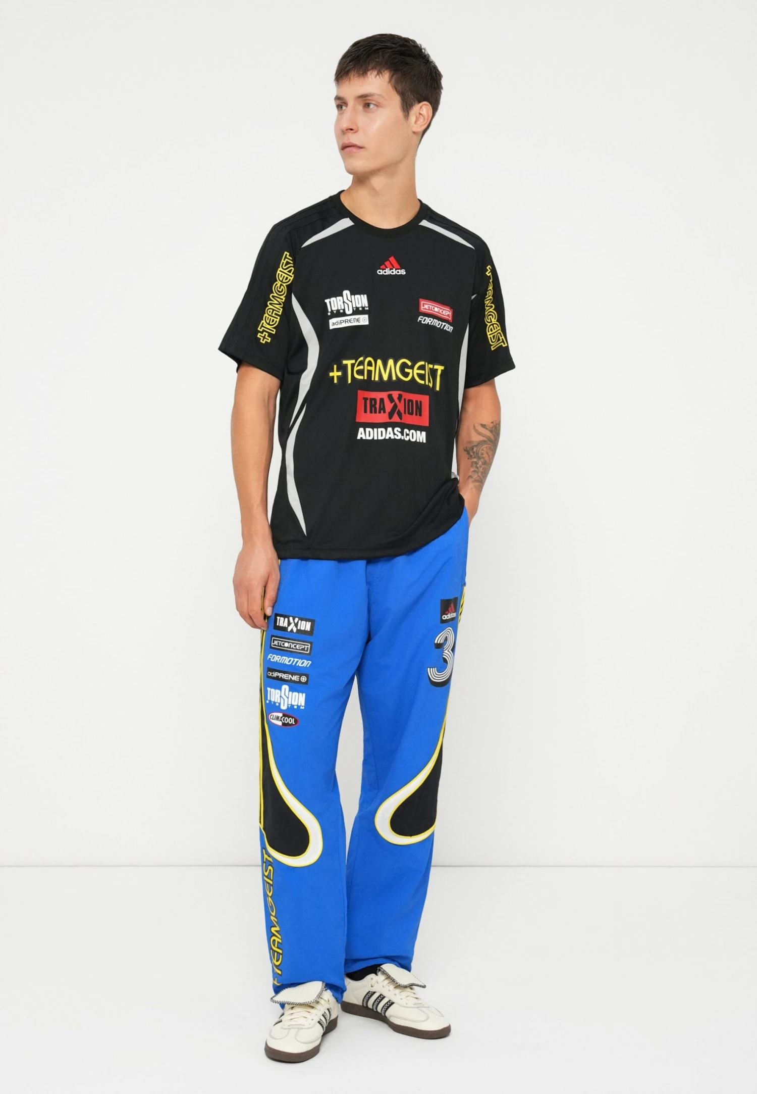 Adidas Originals GFX TRACK PANT UNISEX - Tracksuit Bottoms - Blue/black/white 4 Adidas Originals GFX TRACK PANT UNISEX - Tracksuit Bottoms - Blue/black/white – Bild 4