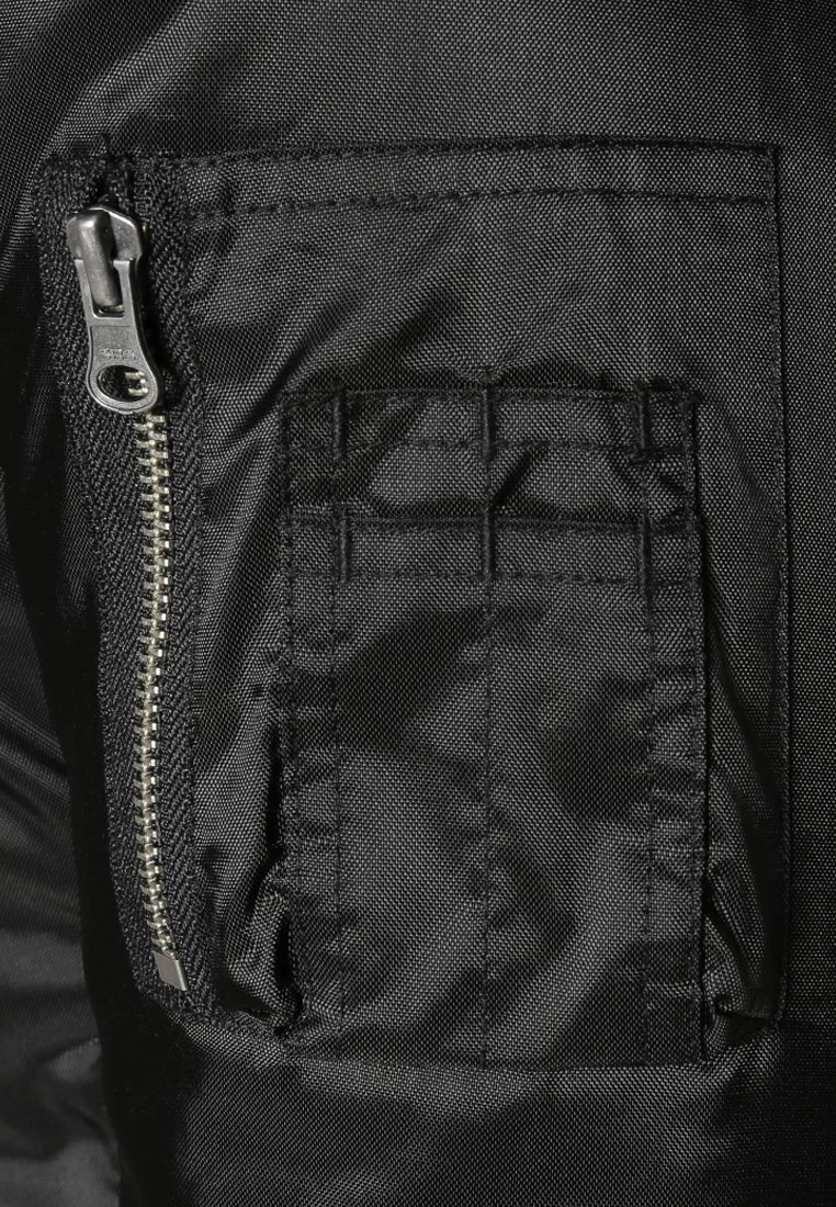 URBAN CLASSICS BASIC - Bomberjacke - Black 6 URBAN CLASSICS BASIC - Bomberjacke - Black – Bild 6