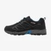 Hi-Tec RIPPER LOW WP - Hikingschuh - Black/lake Blue