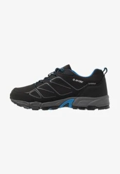 Hi-Tec RIPPER LOW WP - Hikingschuh - Black/lake Blue